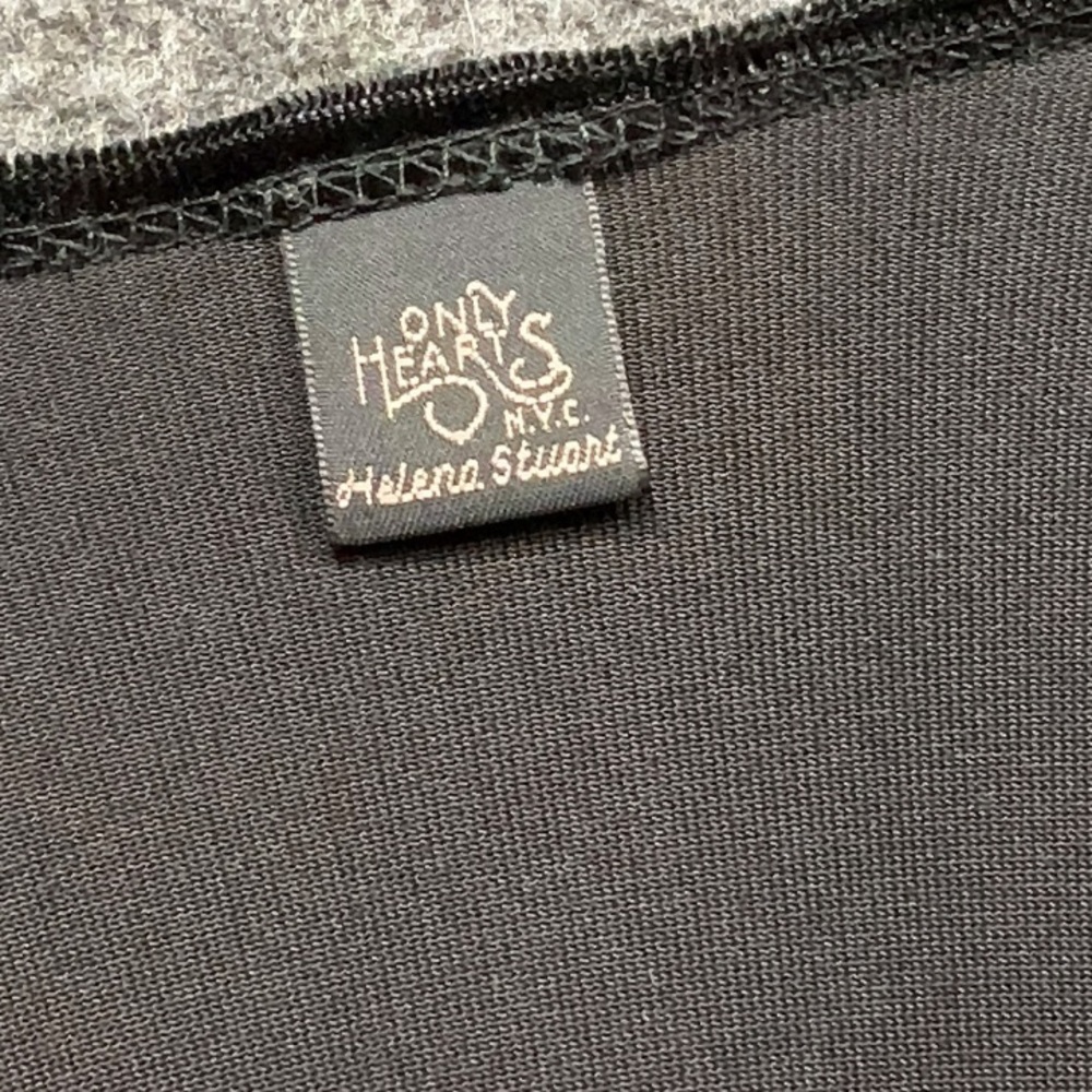 ONLY HEARTS Black Velvet Cami Tank Top - Picture 3 of 4